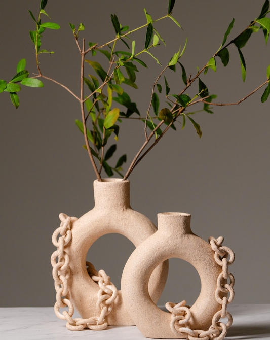 Jarrón Ring Chain